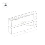 Трековый светильник магнитный Arlight 034219 (LED, 24V)