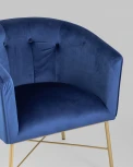 Кресло Stool Group Шале велюр синий УТ000005600