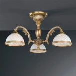 Потолочная люстра Reccagni Angelo 7022 PL 7022/3 (220V, узор в клетку)