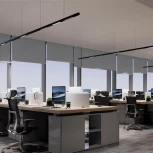 Трековый светильник трехфазный светодиодный Novotech Vector 359931 черный диммир. со сменой цв.температуры, пульт ДУ/Tuya Smart Life IP20 LED 10W 3000-6000K 90-240V (Умный дом)