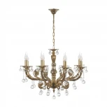 Подвесная люстра Dio D'Arte Mughetto E 1.1.8.600 GB (220V, на цепи, подсвечник, свеча)