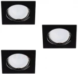 Комплект из 3-х встраиваемых точечный светильников Kanlux TRIBIS 23853 (220V)