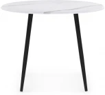 Деревянный стол Notta Абилин 100 мрамор белый / черный матовый 517038