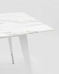 Стол обеденный Stool Group Ричмонд 120*80 белый стеклянный УТ000002664