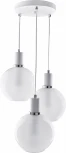 Подвесной светильник 33 ИДЕИ PND140.03.01.002.CH-S.13.WH (220V, на проводе, шарики, круглые)