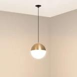 Подвесной светильник SP-EMISFERO-HANG-BUILT-R150-11W Warm3000 (GD, 170 deg, 230V) (Arlight, IP20 Металл) 056592 (LED)