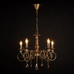 Подвесная люстра Abrasax Daniela SY40078/5 (220V, на цепи, свеча)