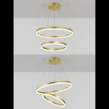 Подвесной светильник ярусный Natali Kovaltseva LED LIGHT LAMPS 81299 (регулировка яркости, 220V, пульт управления, на тросе, кольцо)