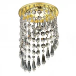 Встраиваемый точечный светильник Ambrella Хрусталь С Подвесами K2247 CL/G