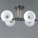Потолочная люстра на штанге ILLUMICO IL0798-6CSQ-25 BK AB TRENTO (220V)