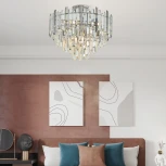 Потолочная люстра хрустальная на штанге Arte Milano Sorrento-4409 374409/7/60/470 CR (220V)