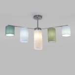 Ппотолочная люстра на штанге Eurosvet Pastel 60151/7 хром