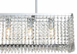 Люстра потолочная на штанге Sfarzo V000280 (12005/5RL Chrome) (220V)