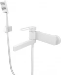 Смеситель IDDIS Slide SLIWT00i02 для ванны с душем, белый