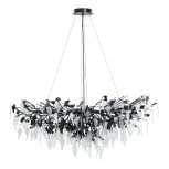 Подвесная люстра AM Group WOODSTAR WOODSTAR L1200 BK (220V, на тросе, листья)
