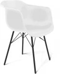 Стул SHT-ST31/S64 белый/черный муар Sheffilton 7554867706
