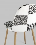 Стул Stool Group Валенсия пэчворк черно-белый УТ000006611