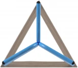 Вешалка напольная Галилео 213 голубой/шимо от фабрики Mebelik