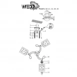 Потолочная люстра Wedo Light Sayn 66141.01.69.03