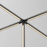 Пятиконечный коннектор для системы Shelf без ввода питания Maytoni Accessories for system Shelf CA020L5C-B (24V)