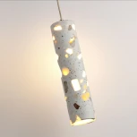 Подвесной светильник Odeon Light Terrazzo 7012/6L металл/ терраццо/античная бронза/серый IP20 6W 3000K 220V (LED, на проводе)