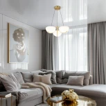 Подвесной светильник Eurosvet Emisfero 50083/3 LED золото (220V, на проводе)