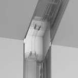 Коннектор угловой внутренний Radity встраиваемый белый (магнитный) Maytoni Technical TRA084CT-12W