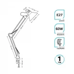 Офисная настольная лампа Gauss GT0012