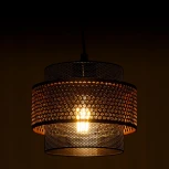 Подвесной светильник Arte Lamp Grid A7069SP-1BK (220V, на проводе, круглые)