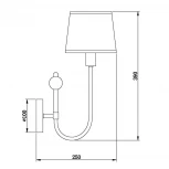 Бра Vele Luce Fabio VL1933W01