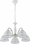 Подвесная люстра Arte Milano AM349737 349737/5 WT+G (220V, на цепи)