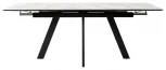 Стол НЕО-2 140 см АУРУМ, стекло / ЧЕРНЫЙ
