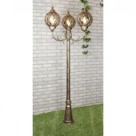 Наземный фонарь Elektrostandard Sirius F/3 черное золото