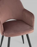 Стул Stool Group Венера вращающийся велюр пыльно-розовый УТ000031324