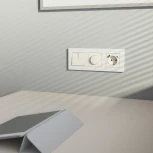 Розетка с заземлением, шторками и USB Type A+С (айвори матовый) Werkel W1171762