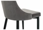 Стул Woodville на металлокаркасе Kora dark gray / black 15098