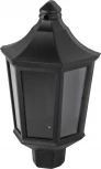Настенный фонарь уличный ЭРА НБУ 06-60-003 У1 черный прозр. (220V, IP44)