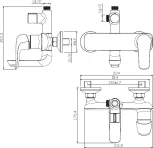 Душевая стойка Damixa RedBlu Palace Evo 974230000
