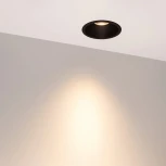 Встраиваемый точечный светильник MS-HARBOR-R106-15W Warm3000 (BK, 36 deg, 230V) (Arlight, IP20 Металл) 048286 (LED)