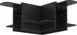 Угловое соединение потолок-потолок встраиваемый Smart, черный TR2112-BK Denkirs (220V)