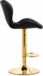 Барный стул Woodville Trio black / gold