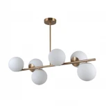 Потолочная люстра на штанге Omnilux Avetrana OML-66627-06 (220V, шарики)