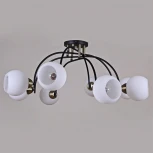 Потолочная люстра на штанге ILLUMICO IL0250-8CSQ-79 BK AB (220V)