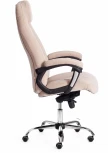 Кресло BOSS Lux флок , бежевый/бежевый перф., 7/7/06 Tetchair 19392