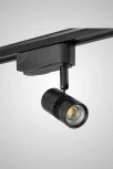 Однофазный трековый светильник светодиодный AM Group TRACK AM228-10W BK 3000K (220V)