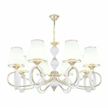 Подвесная люстра Arte Milano Florentia-2387 302387/8 Wh/Gd (220V, на цепи)