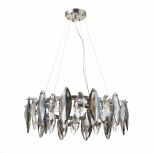 Подвесная люстра ST Luce Ancona SL1227.103.08 (220V, хрусталь, подвески, на тросе, круглые)