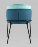 Стул Дабл велюр синий с голубой вставкой Stool Group УТ000035481