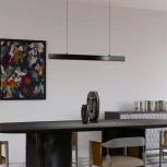 Подвесной линейный светодиодный светильник Lightera Baffin LE112L-80B Wi-Fi (Умный дом, Алиса, Маруся, голосое управление) (220V, на тросе)