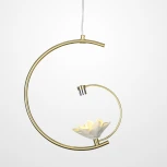 Подвесной светильник Magnolia 1 Flower Imperiumloft Magnolia01 (101770-26) (LED, 220V, на проводе, цветы)